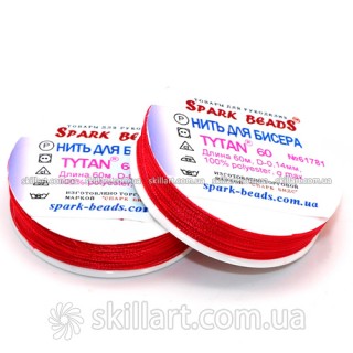 Нитки для бисера Tytan 60 Spark Beads (60м), 61781